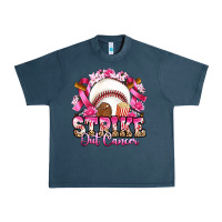 Midnight Navy strike out cancer baseball Urban Heavy Tee - Artiststas