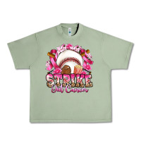 Oil Green strike out cancer baseball Urban Heavy Tee - Artiststas