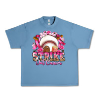 Pebble Blue strike out cancer baseball Urban Heavy Tee - Artiststas