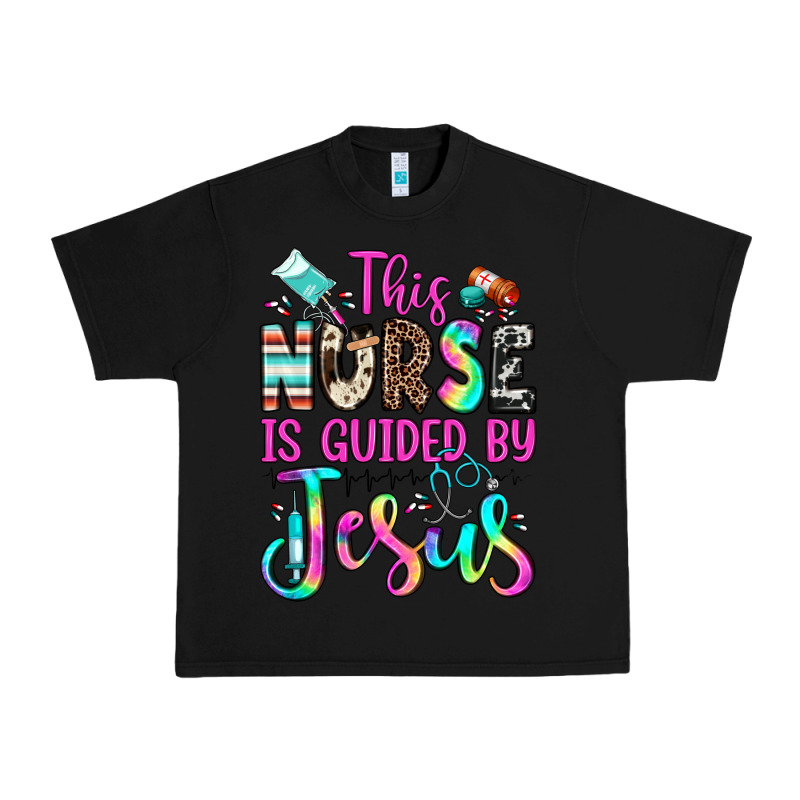 This Nurse Is Guided By Jesus Urban Heavy Tee by JahusDesignShop | Teevron