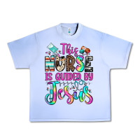 Grape Ice this nurse is guided by jesus Urban Heavy Tee - JahusDesignShop
