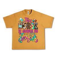 Peanut Butter this nurse is guided by jesus Urban Heavy Tee - JahusDesignShop