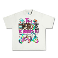 Pistachio this nurse is guided by jesus Urban Heavy Tee - JahusDesignShop