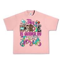 Salmon this nurse is guided by jesus Urban Heavy Tee - JahusDesignShop