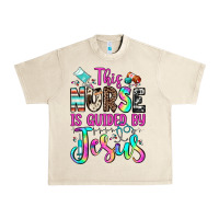 Sandshell this nurse is guided by jesus Urban Heavy Tee - JahusDesignShop