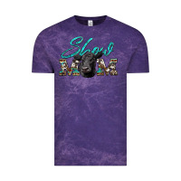 Cloud Purple show mom aztec cowhide black angus Vintage Tee - Artiststas