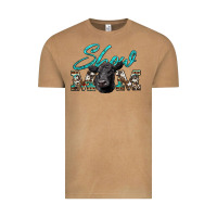 Vintage Camel show mom aztec cowhide black angus Vintage Tee - Artiststas
