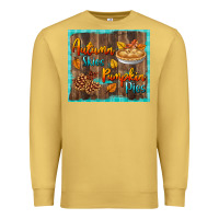 Antique Gold autumn skies pumpkin pies tumbler Premium Sweatshirt - BundleAndBundleShop