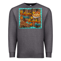 Charcoal Heather autumn skies pumpkin pies tumbler Premium Sweatshirt - BundleAndBundleShop