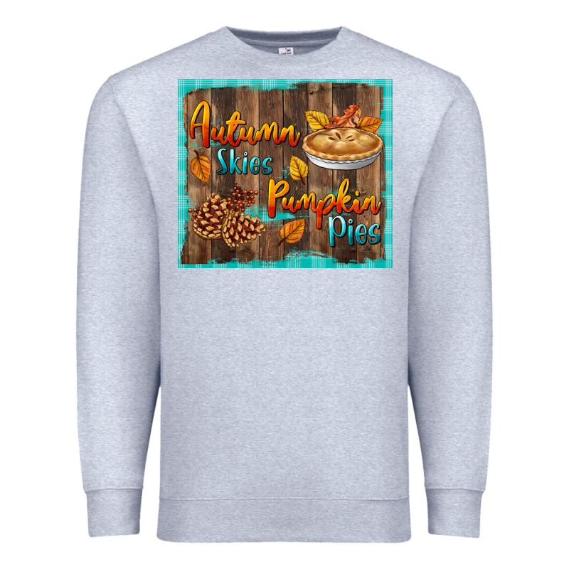 Autumn Skies Pumpkin Pies Tumbler Premium Sweatshirt by BundleAndBundleShop | Teevron