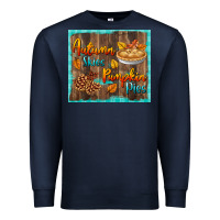 Navy autumn skies pumpkin pies tumbler Premium Sweatshirt - BundleAndBundleShop