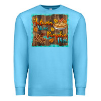 Ocean Blue autumn skies pumpkin pies tumbler Premium Sweatshirt - BundleAndBundleShop