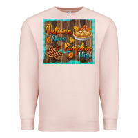 Pale Pink autumn skies pumpkin pies tumbler Premium Sweatshirt - BundleAndBundleShop