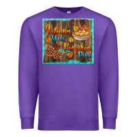 Purple autumn skies pumpkin pies tumbler Premium Sweatshirt - BundleAndBundleShop