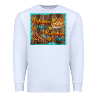 White autumn skies pumpkin pies tumbler Premium Sweatshirt - BundleAndBundleShop