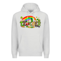 Dove Grey St. Patrick's Day Teacher Premium Hoodie - OliviaCreatesArt