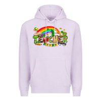 Lilac St. Patrick's Day Teacher Premium Hoodie - OliviaCreatesArt