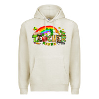 Oatmeal Heather St. Patrick's Day Teacher Premium Hoodie - OliviaCreatesArt