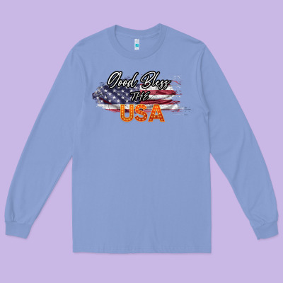 God Bless The Usa Long Sleeve Tee Designed By Bettercallsaul