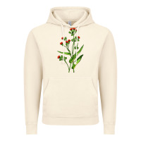 Vintage Artic Tassel Flower Illustrations Vintage Hoodie - LillyAllenDesigns