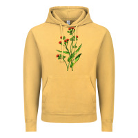 Tassel Flower Illustrations Vintage Hoodie | Teevron