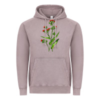 Vintage Zinc Tassel Flower Illustrations Vintage Hoodie - LillyAllenDesigns