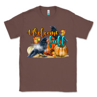 Chestnut Welcome Fall With Crow Classic Tee - LillyAllenDesigns