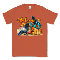 Copper Welcome Fall With Crow Classic Tee - LillyAllenDesigns