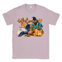 Lilac Welcome Fall With Crow Classic Tee - LillyAllenDesigns