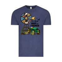 Vintage Denim So God Made a Farmer Vintage Tee - JahusDesignShop