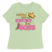 Matcha birthday boss Ladies Tee - MaliasSmallBusiness