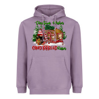 Lavender christmas wishes gingerbread kisses Heavyweight Hoodie - FaDigitalArtStudio