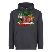 Smoke christmas wishes gingerbread kisses Heavyweight Hoodie - FaDigitalArtStudio