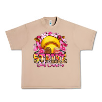 Strike Out Cancer Softball Urban Heavy Tee | Teevron