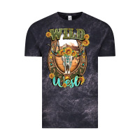 Cloud Black wild west Vintage Tee - Artiststas