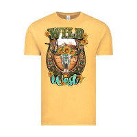 Vintage Mustard wild west Vintage Tee - Artiststas