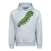 Heather Grey Papilio Machaon Caterpillar Urban Hoodie - LillyAllenDesigns