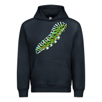 Navy Papilio Machaon Caterpillar Urban Hoodie - LillyAllenDesigns