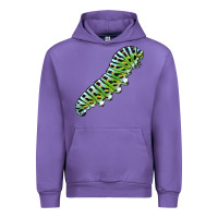 Tulip Papilio Machaon Caterpillar Urban Hoodie - LillyAllenDesigns