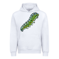 White Papilio Machaon Caterpillar Urban Hoodie - LillyAllenDesigns