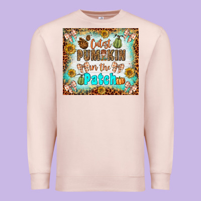 Cutest Pumpkin In The Patch Premium Sweatshirt Designed By Bundleandbundleshop