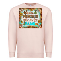 Pale Pink cutest pumpkin in the patch Premium Sweatshirt - BundleAndBundleShop