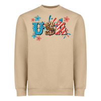 Mushroom USA 4th of july Heavyweight Sweatshirt - HowdyJamesFarm