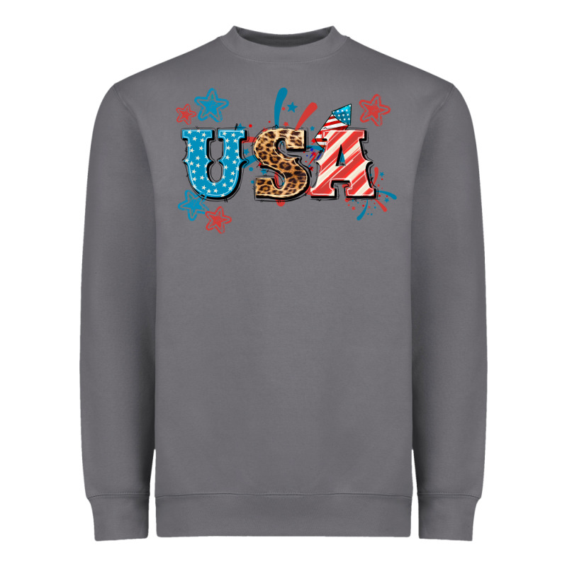 Usa 4th Of July Heavyweight Sweatshirt by HowdyJamesFarm | Teevron