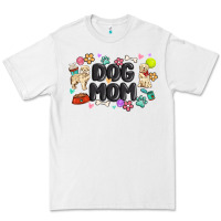 White dog mom Premium Tee - MaliasSmallBusiness