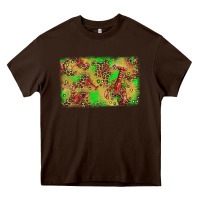 Chocolate Brown mardi gras crawfish and glitter background Heavy Core Tee - AdoDesignShop