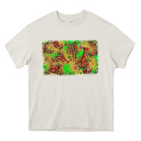 Cream mardi gras crawfish and glitter background Heavy Core Tee - AdoDesignShop