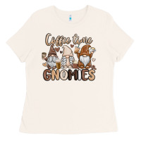 Bone coffee time gnomies Ladies Tee - MaliasSmallBusiness