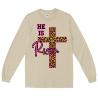 Mushroom He Is Risen Leopard Long Sleeve Tee - Bettercallsaul