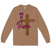 Toasted Coconut He Is Risen Leopard Long Sleeve Tee - Bettercallsaul